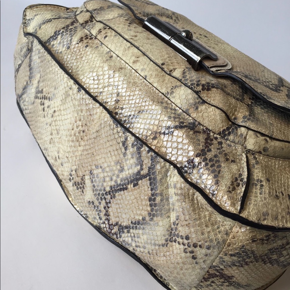Coach Ltd Edition Kristin Embossed Python Metallic - image 7